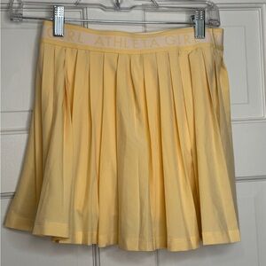 Athleta Yellow Mini Skater Skirt